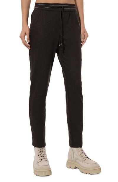 Шерстяные брюки LORENA ANTONIAZZI, арт. PA80AA/4010, фото 3