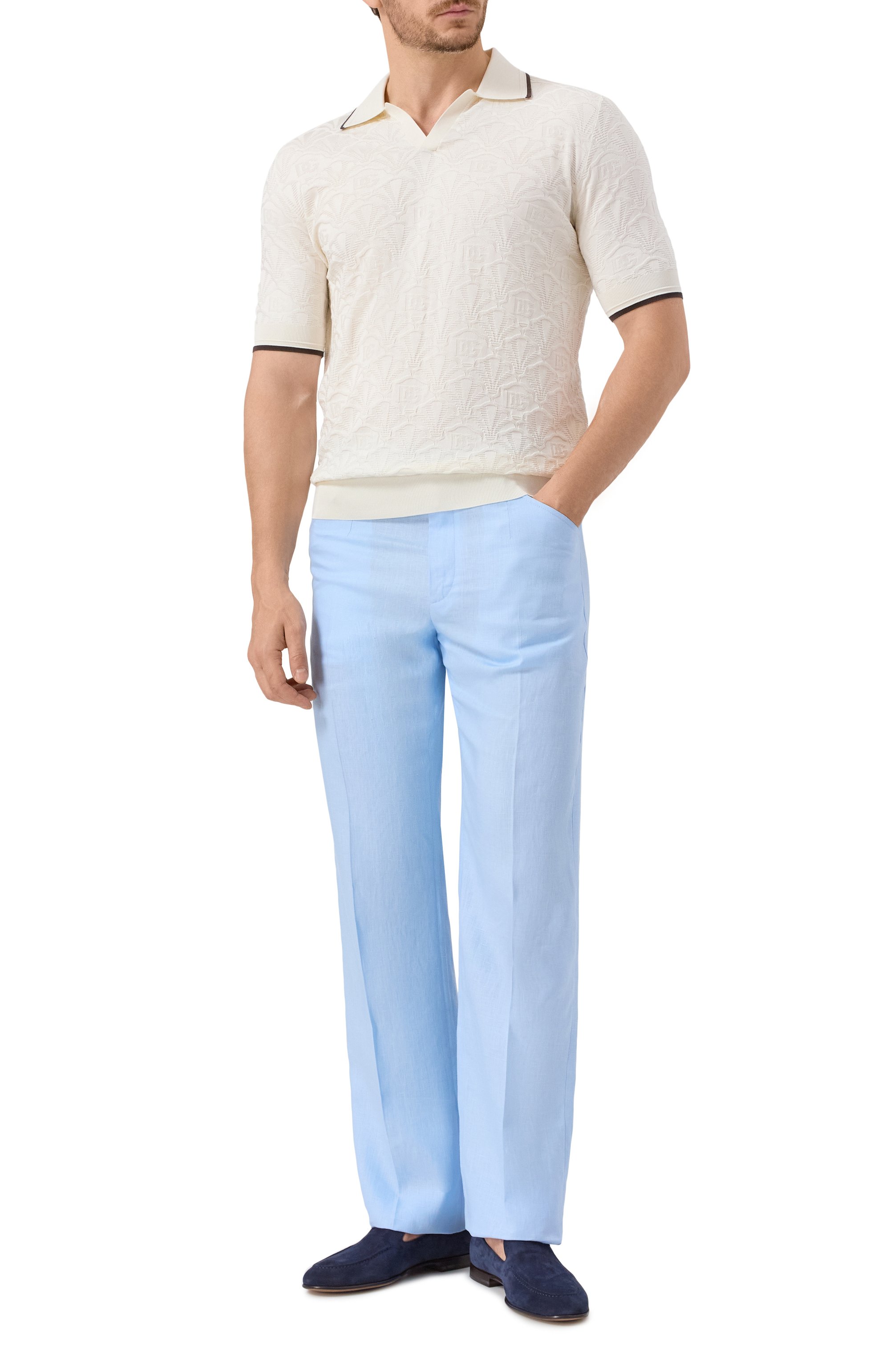 Замшевые лоферы dg classic DOLCE & GABBANA, арт. A50716/AT441, фото 2