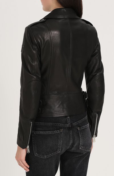 Приталенная кожаная куртка с косой молнией BELSTAFF, арт. 72020230/L81N0225, фото 4