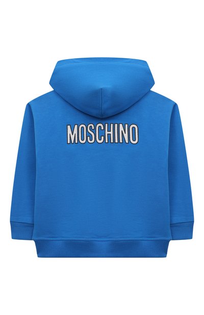 Комплект из толстовки и брюк MOSCHINO синего цвета по цене 29950 руб., арт. MUK04A/LCA53, фото 3 Комплект из толстовки и брюк MOSCHINO, арт. MUK04A/LCA53, фото 3