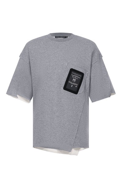 Мужская хлопковая футболка DOLCE & GABBANA, арт. G8TG0T/HU7WY