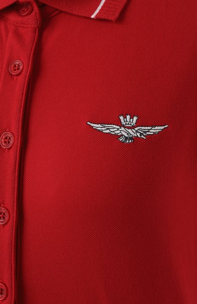 Хлопковое поло AERONAUTICA MILITARE, арт. P01846DP343, фото 5