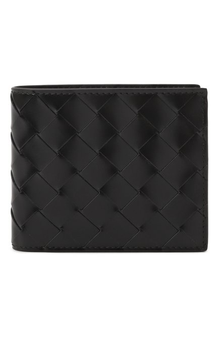 Мужской кожаное портмоне BOTTEGA VENETA черного цвета, арт. 592778/V48H2 | Фото 1 (Материал сплава: Проставлено; Материал: Натуральная кожа; Нос: Не проставлено)