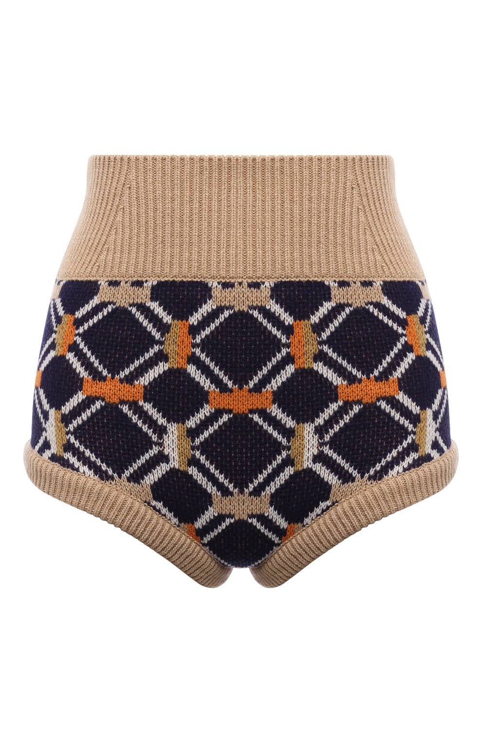 Шерстяные шорты SONIA RYKIEL темно-синего цвета по цене 39200 руб., арт. 121HP080-DF, фото 1 Шерстяные шорты SONIA RYKIEL, арт. 121HP080-DF, фото 1