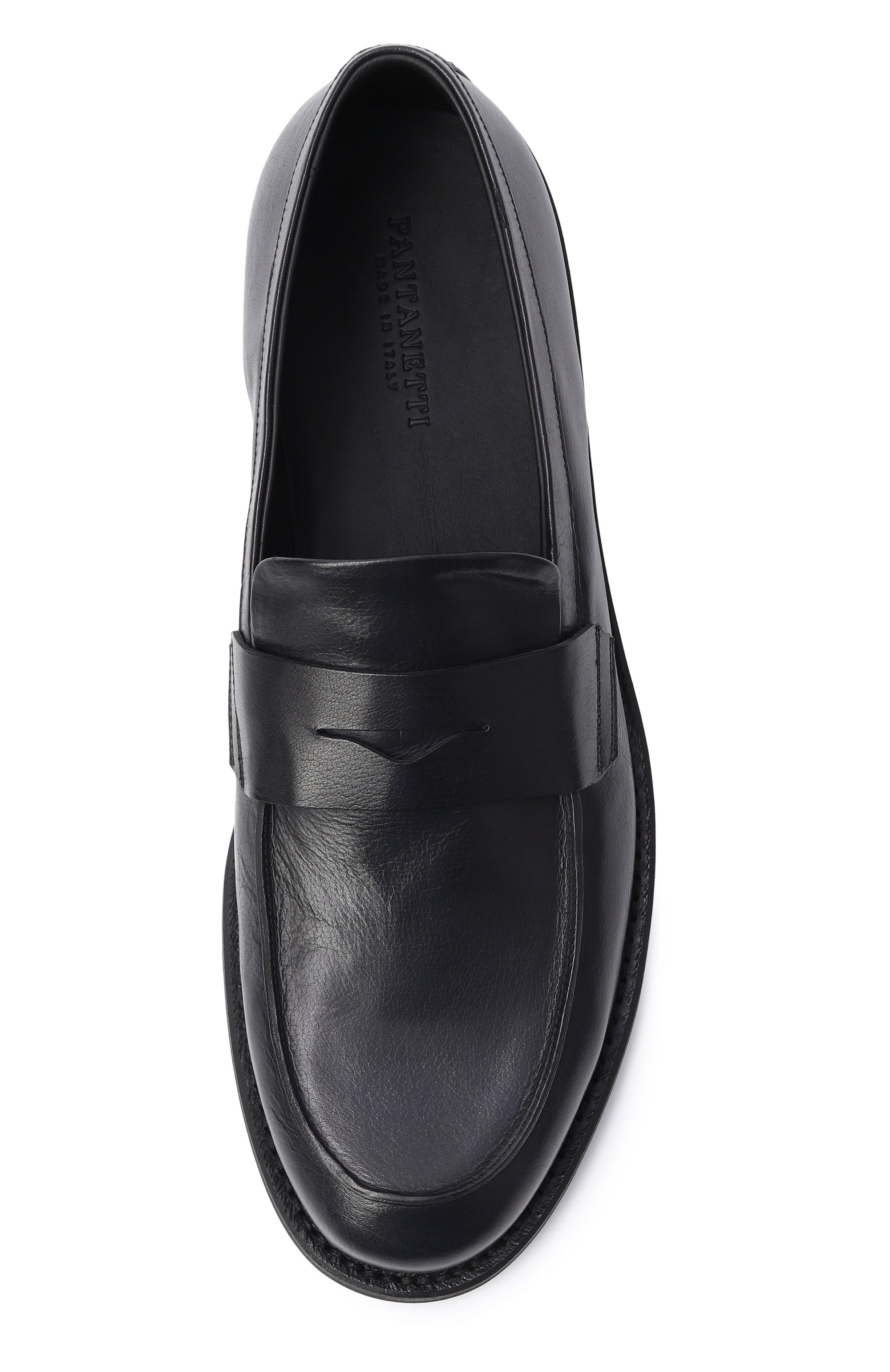 Кожаные пенни-лоферы PANTANETTI, арт. 19571D/G0THA, фото 5