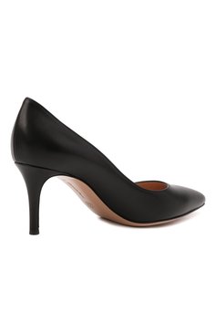 Женские кожаные туфли gianvito 70 GIANVITO ROSSI черного цвета, арт. G26770.70RIC.VITNER0 | Фото 5 (Материал внутренний: Натуральная кожа; Каблук высота: Средний; Статус проверки: Проверена категория; Каблук тип: Шпилька; Подошва: Плоская; Драгоценные камни: Проставлено; Материал сплава: Проставлено; Ювелирные украшения: Назначено; Материал внешний: Натуральная кожа)