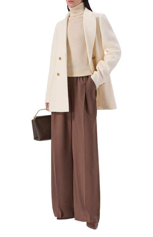 Шерстяной жакет Seven Lab 225-S-W-10-11-106 Кремовый  225-S-W-10-11-106 Фото 2