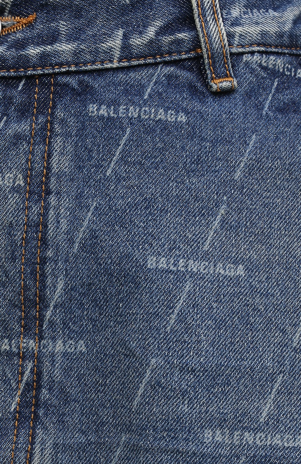 Джинсовая юбка BALENCIAGA синего цвета по цене 78100 руб., арт. 641517/TJW53, фото 5 Джинсовая юбка BALENCIAGA, арт. 641517/TJW53, фото 5