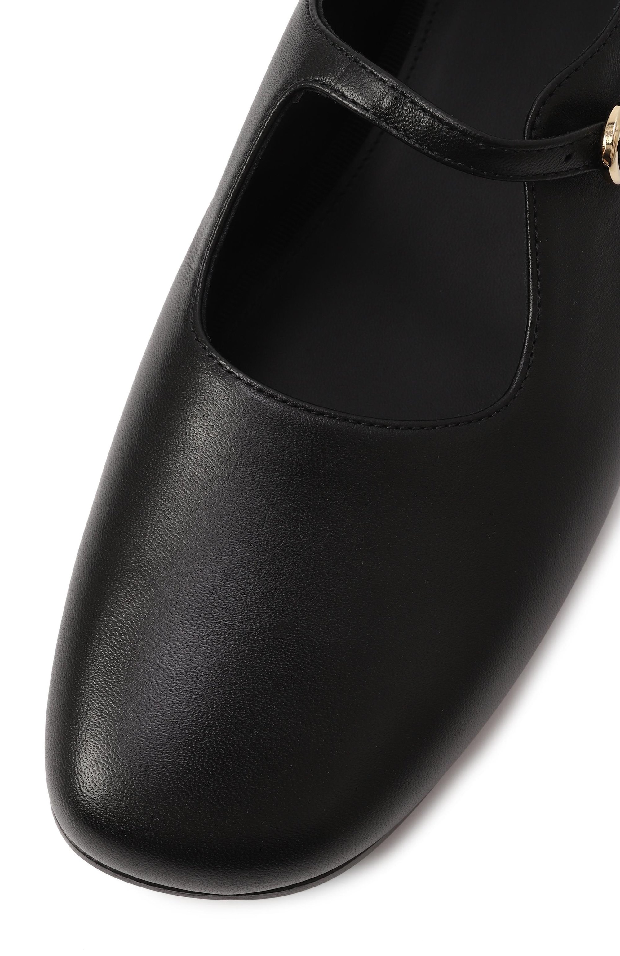 Кожаные балетки mary jane CO, арт. 0421NAP-BLA, фото 7