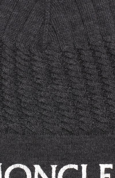 Шерстяная шапка с меховым помпоном MONCLER ENFANT, арт. C2-954-00353-50-04S01, фото 3