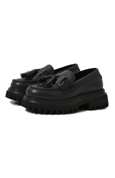 Кожаные лоферы DOLCE & GABBANA, арт. D11268/A7037