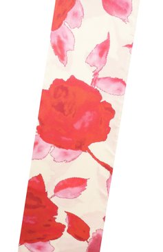 Женский шарф из вискозы BLUMARINE кремового цвета, арт. P522W337W | Фото 4 (Нос: Не проставлено; Материал: Текстиль)