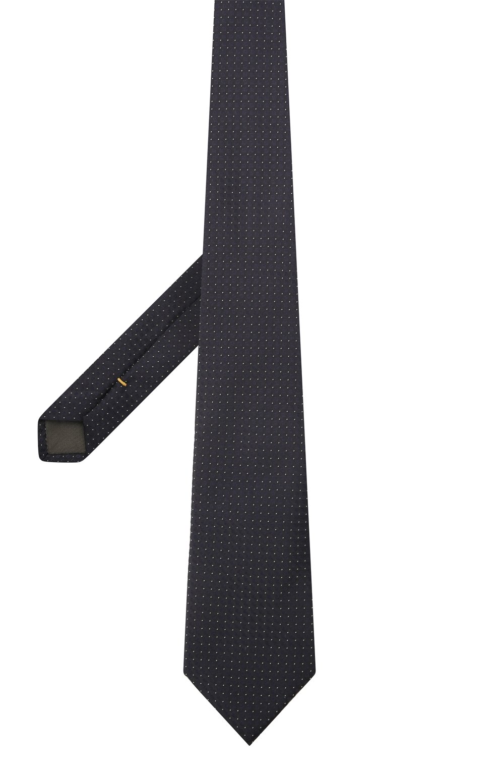 Шелковый галстук CANALI темно-синего цвета по цене 13250 руб., арт. 18/HJ03328, фото 2 Шелковый галстук CANALI, арт. 18/HJ03328, фото 2