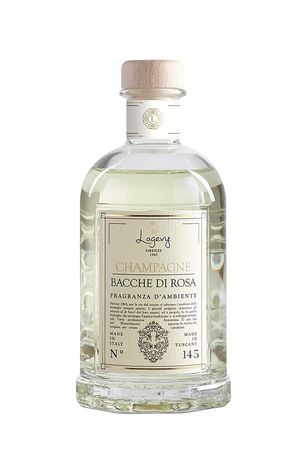 Диффузор champagne e bacche di rosa / "шампанское & розовые ягоды" (1000ml) LOGEVY FIRENZE 1965, арт. 8050519374002, фото 1