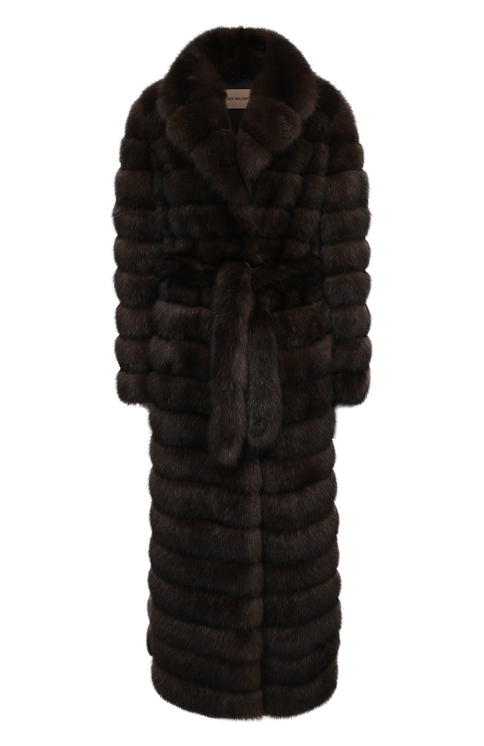Шуба из меха соболя YVES SALOMON, арт. 9WYM37630ZICV, фото 1