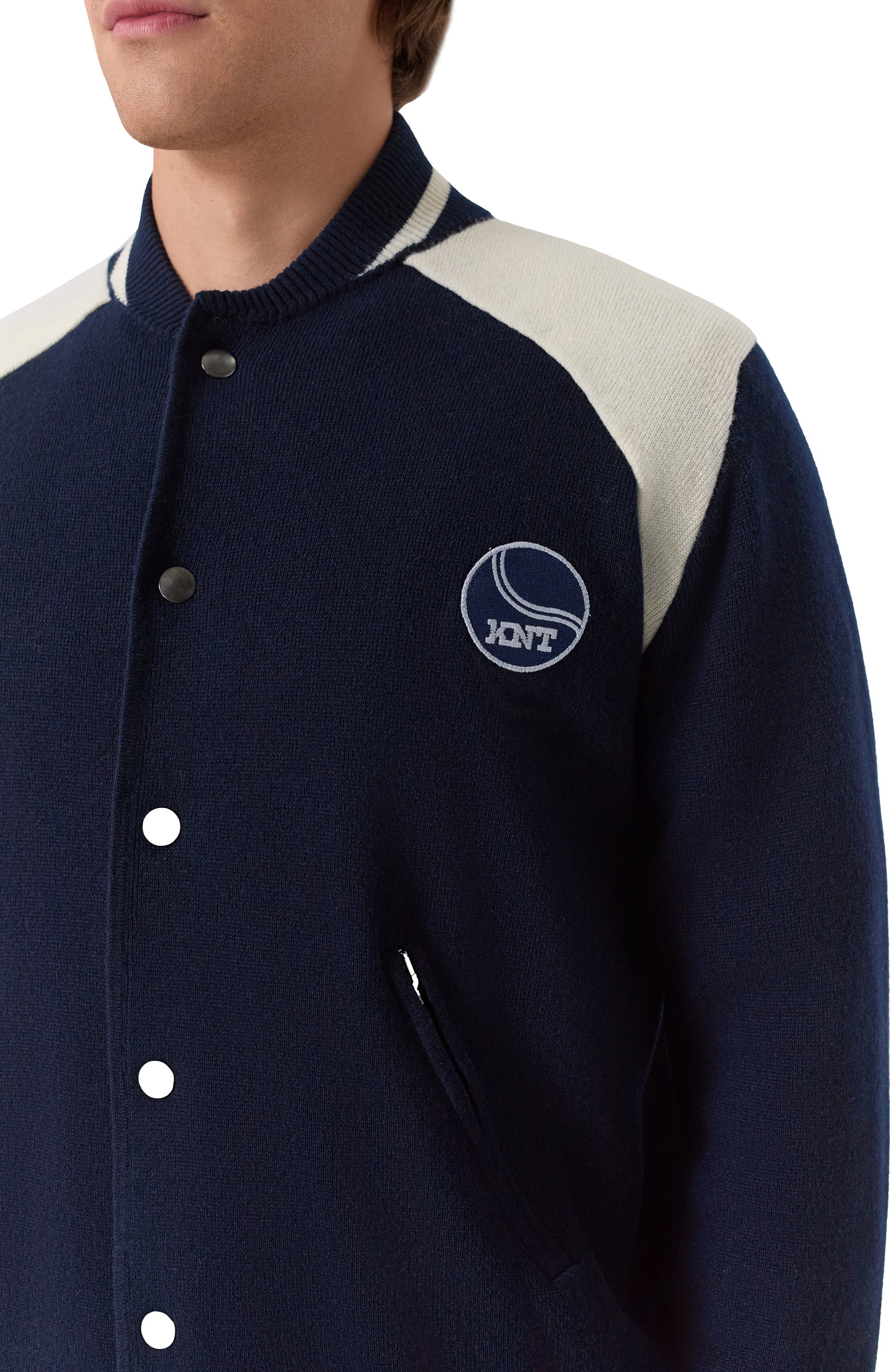 Шерстяной бомбер KITON, арт. UMM069703, фото 5