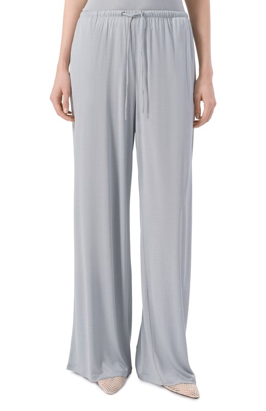 Шелковые брюки 12 STOREEZ 136666 Серый  136666 Фото 3