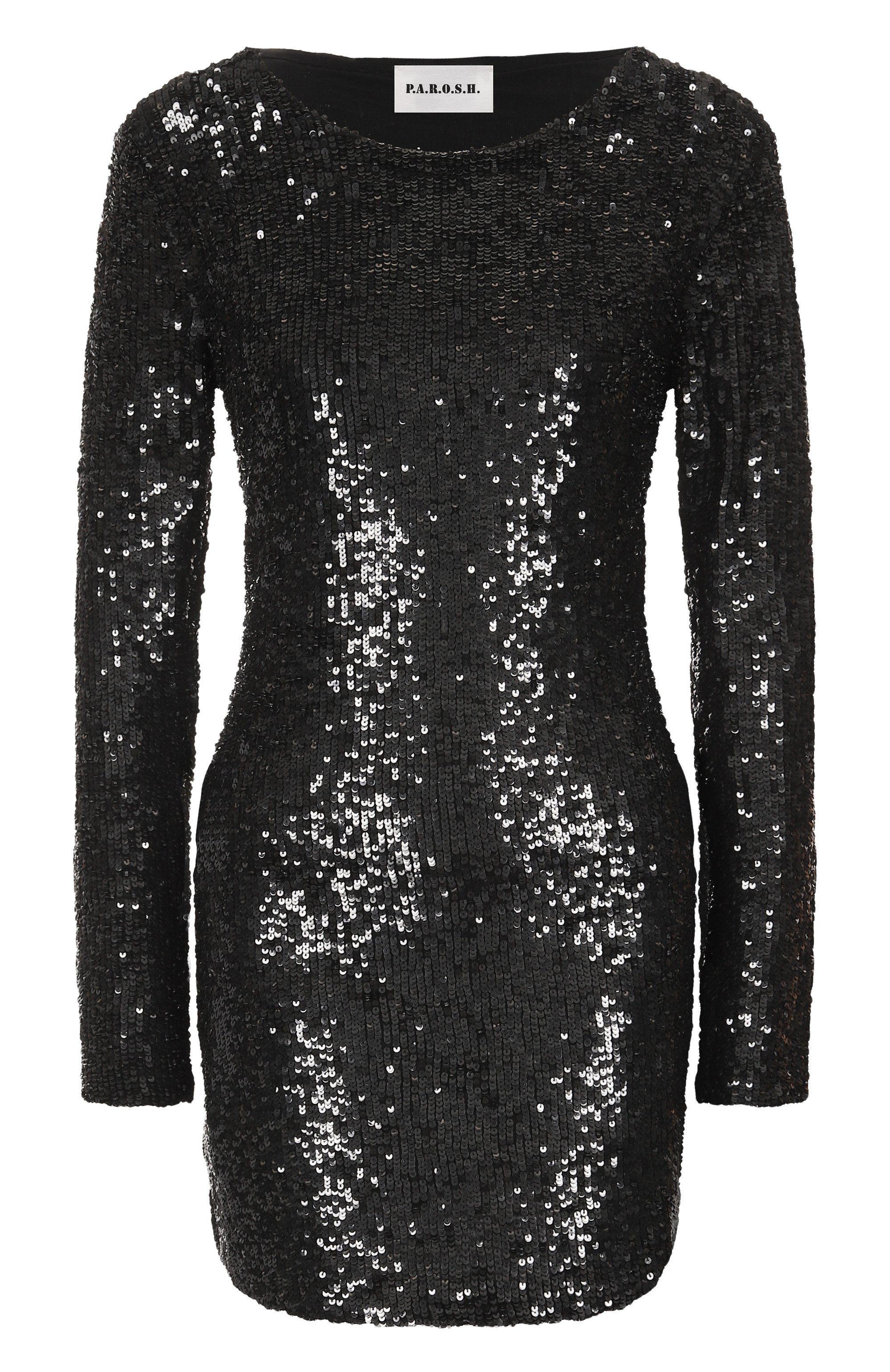 Платье с отделкой пайетками P.A.R.O.S.H., арт. G0NG25-D722526, фото 1