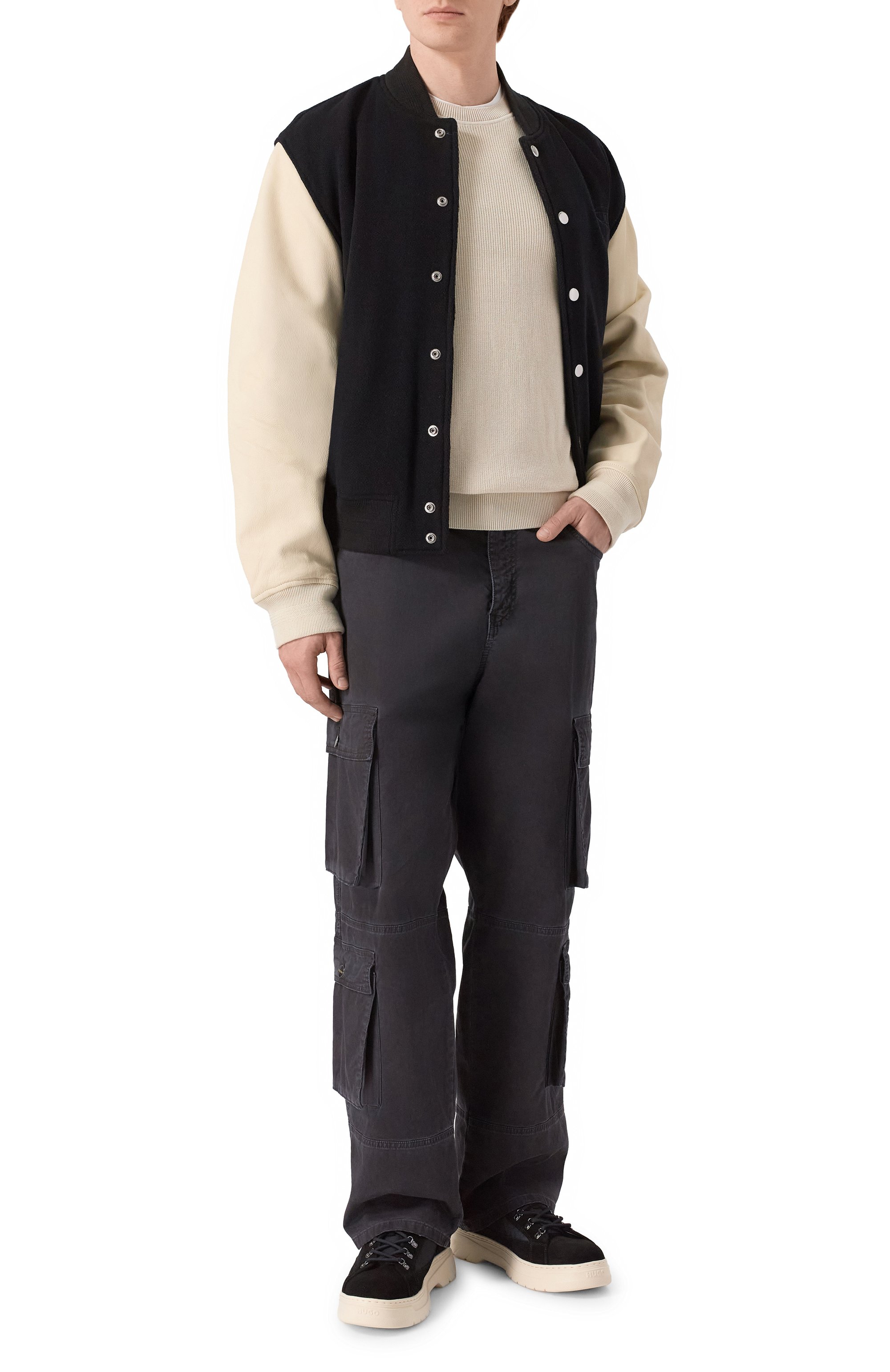 Хлопковый джемпер BOSS, арт. 50555124, фото 2