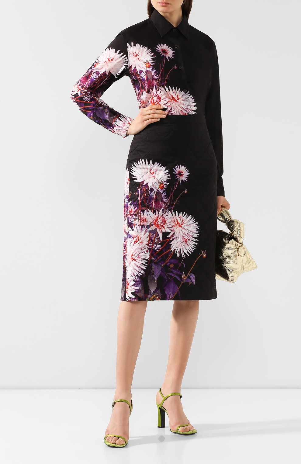 Хлопковая юбка DRIES VAN NOTEN, арт. 192-10815-8537, фото 2