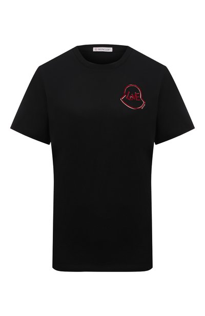 Женская хлопковая футболка MONCLER, арт. G2-093-8C000-18-829FB