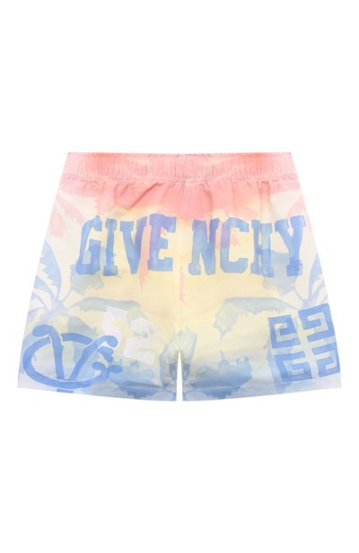 Плавки-шорты GIVENCHY разноцветного цвета по цене 21400 руб., арт. H30096/6A-12A, фото 2 Плавки-шорты GIVENCHY, арт. H30096/6A-12A, фото 2