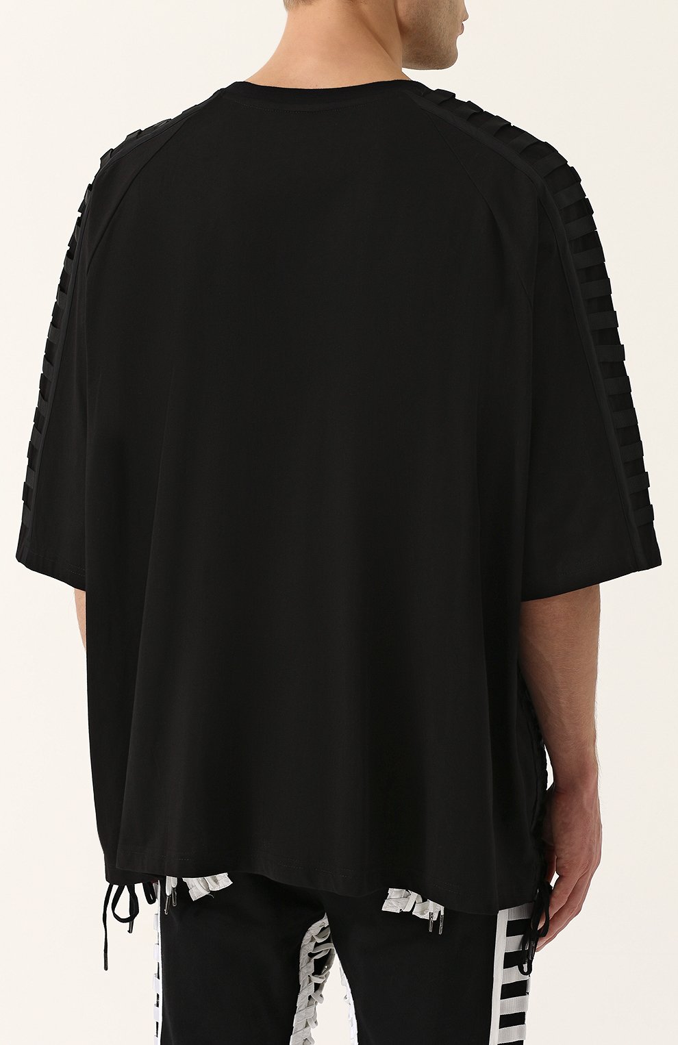 Хлопковая футболка свободного кроя с отделкой KTZ, арт. TS 08, фото 4