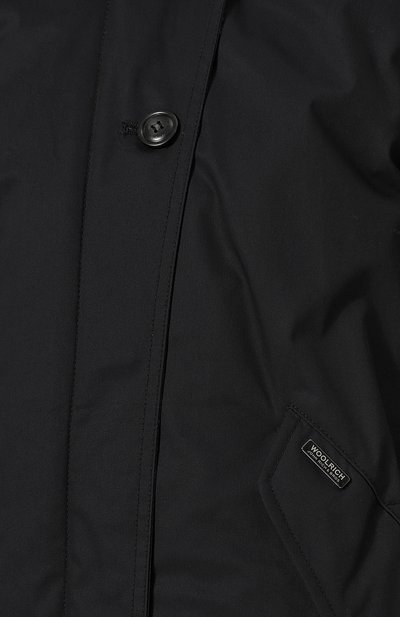 Хлопковая парка с капюшоном из меха кролика WOOLRICH, арт. WWCPS2629/LM10, фото 5