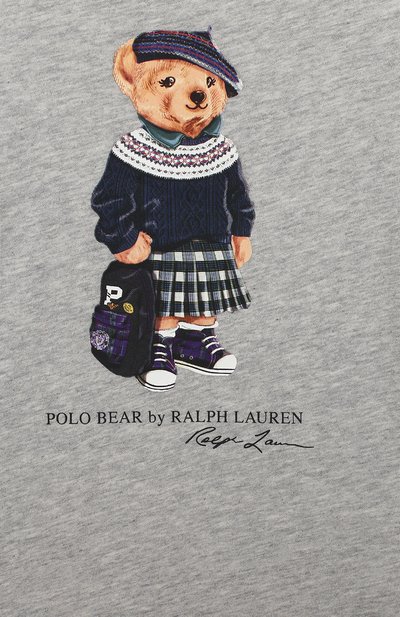 Хлопковая футболка RALPH LAUREN, арт. 310802624, фото 3