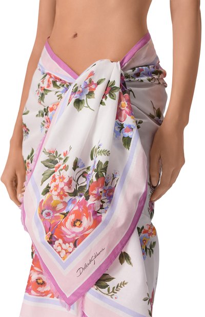 Хлопковое парео DOLCE & GABBANA, арт. 04A01J/0N0EJ, фото 4