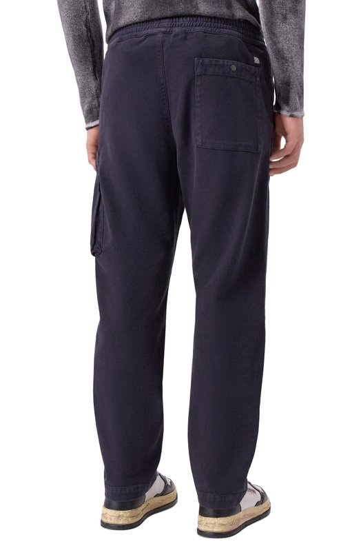 Хлопковые брюки C.P. Company 19CMPA279A110482G Синий  19CMPA279A110482G Фото 4