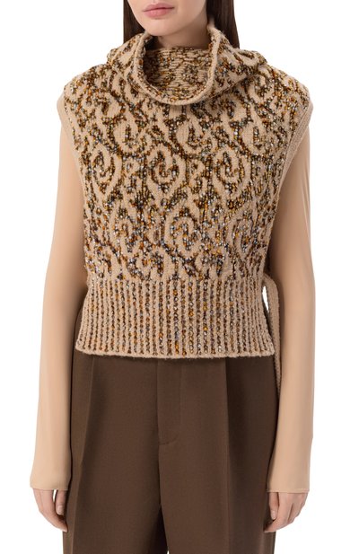 Жилет из шерсти и вискозы DRIES VAN NOTEN, арт. 011247-2734-103, фото 3