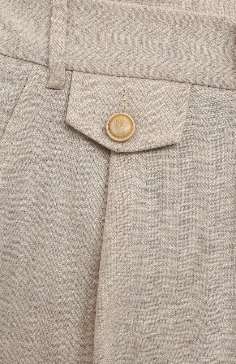 Шорты из хлопка и льна ELEVENTY, арт. EU6P39 I0216, фото 3