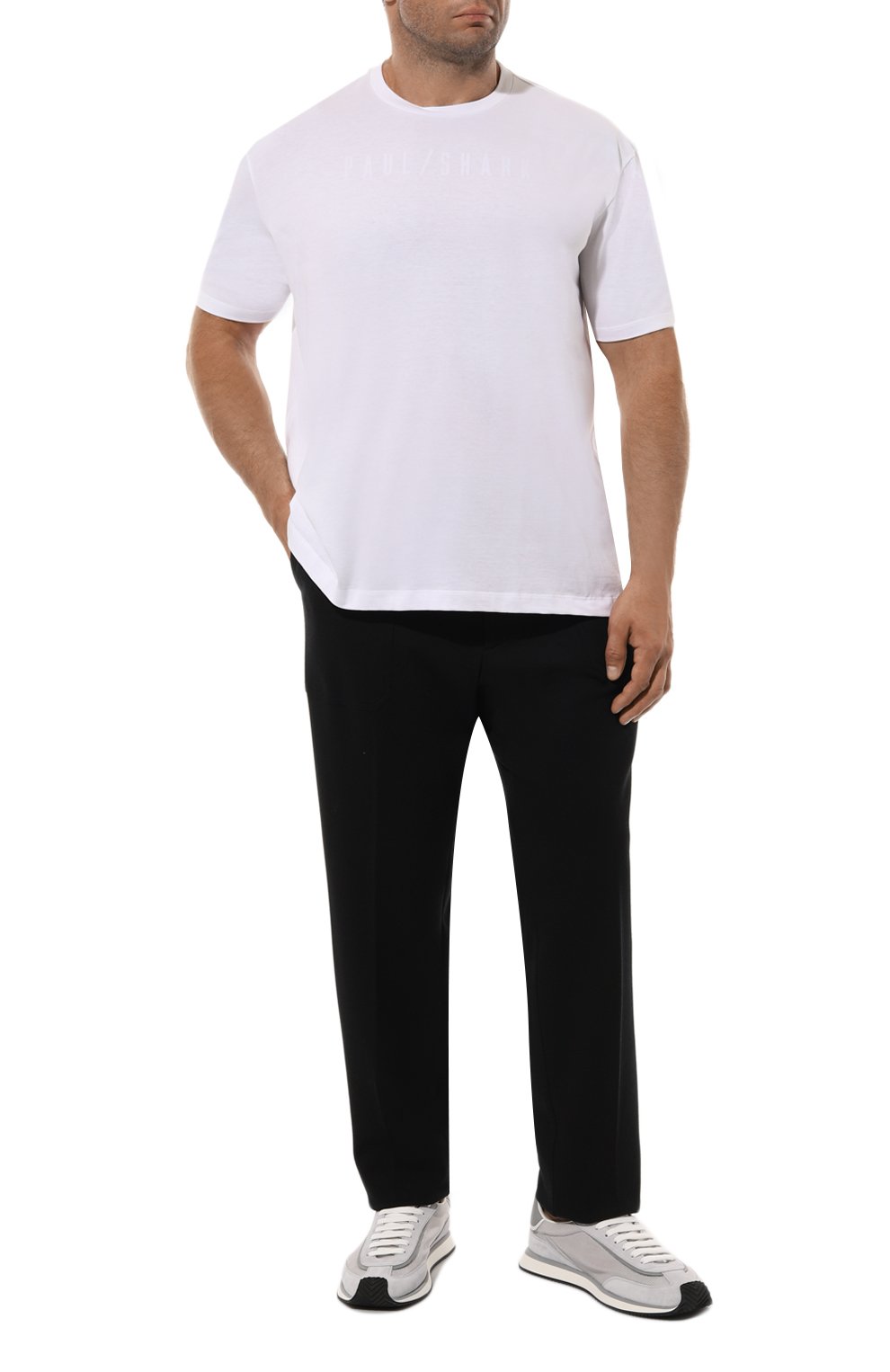 Хлопковая футболка PAUL&SHARK, арт. 14311638/011, фото 2