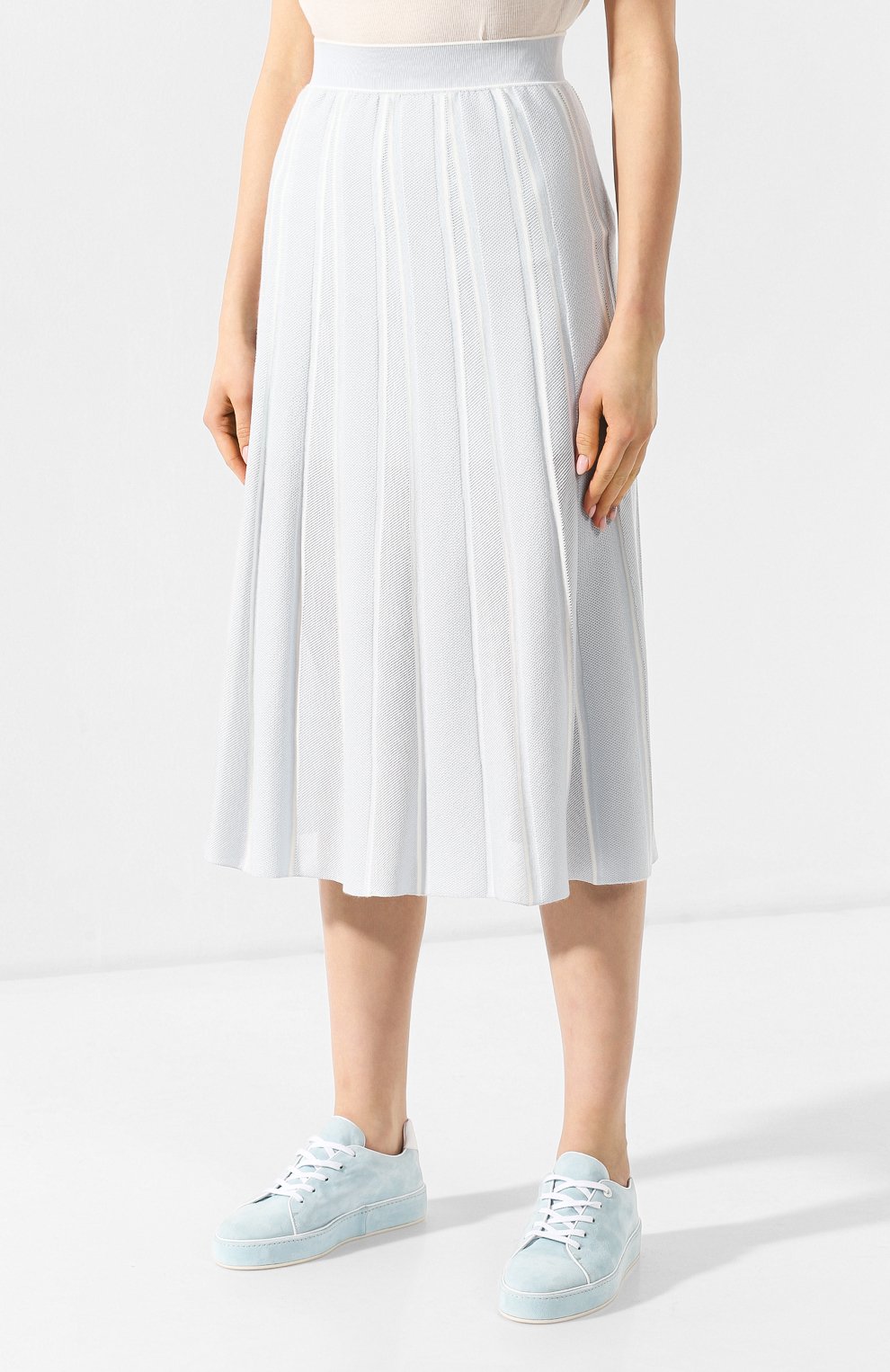 Юбка из смеси кашемира и шелка LORO PIANA, ар т. FAI6096, фото 3