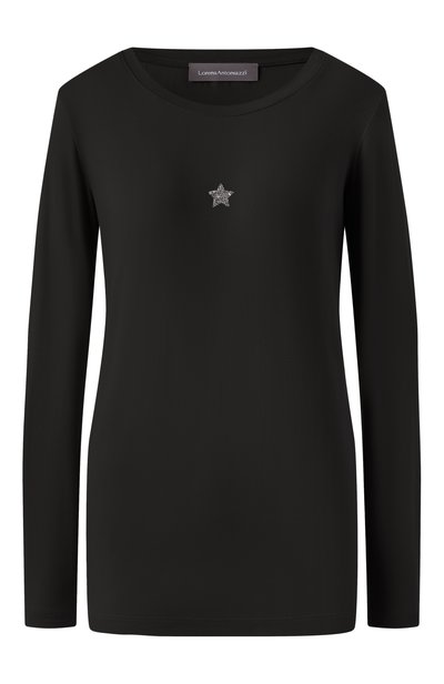 Женская хлопковый лонгслив LORENA ANTONIAZZI, арт. TS10/9999