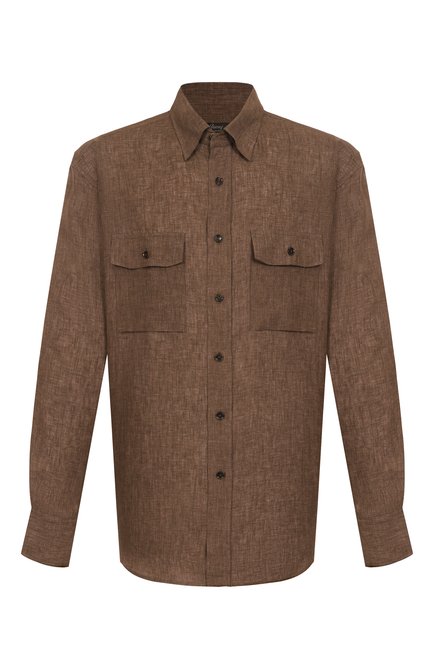 Мужская льняная рубашка BRIONI, арт. SCFA0L-P9111