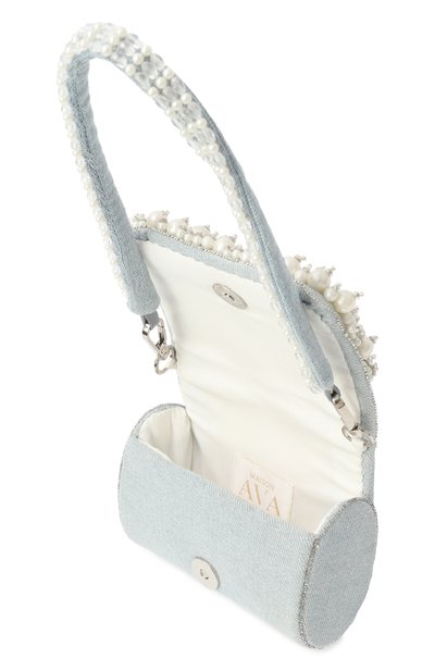 Сумка MAISON AVA светло-голубого цвета по цене 38150 руб., арт. MA-SS25-HBB08, фото 3 Сумка MAISON AVA, арт. MA-SS25-HBB08, фото 3