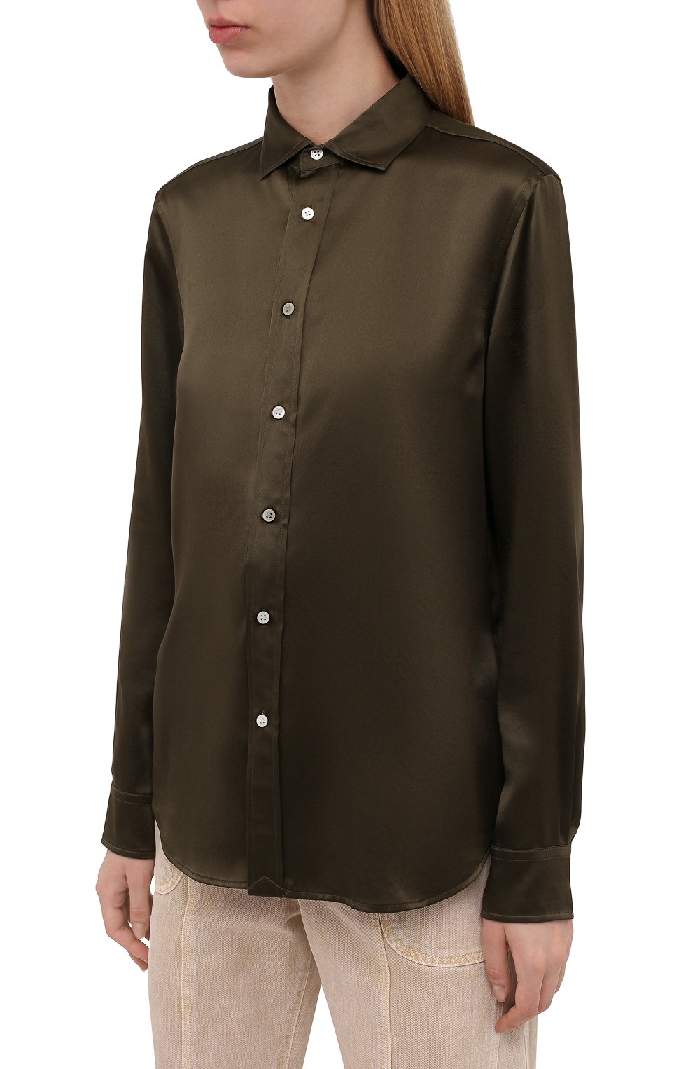 Атласная рубашка POLO RALPH LAUREN, арт. 211798122, фото 3