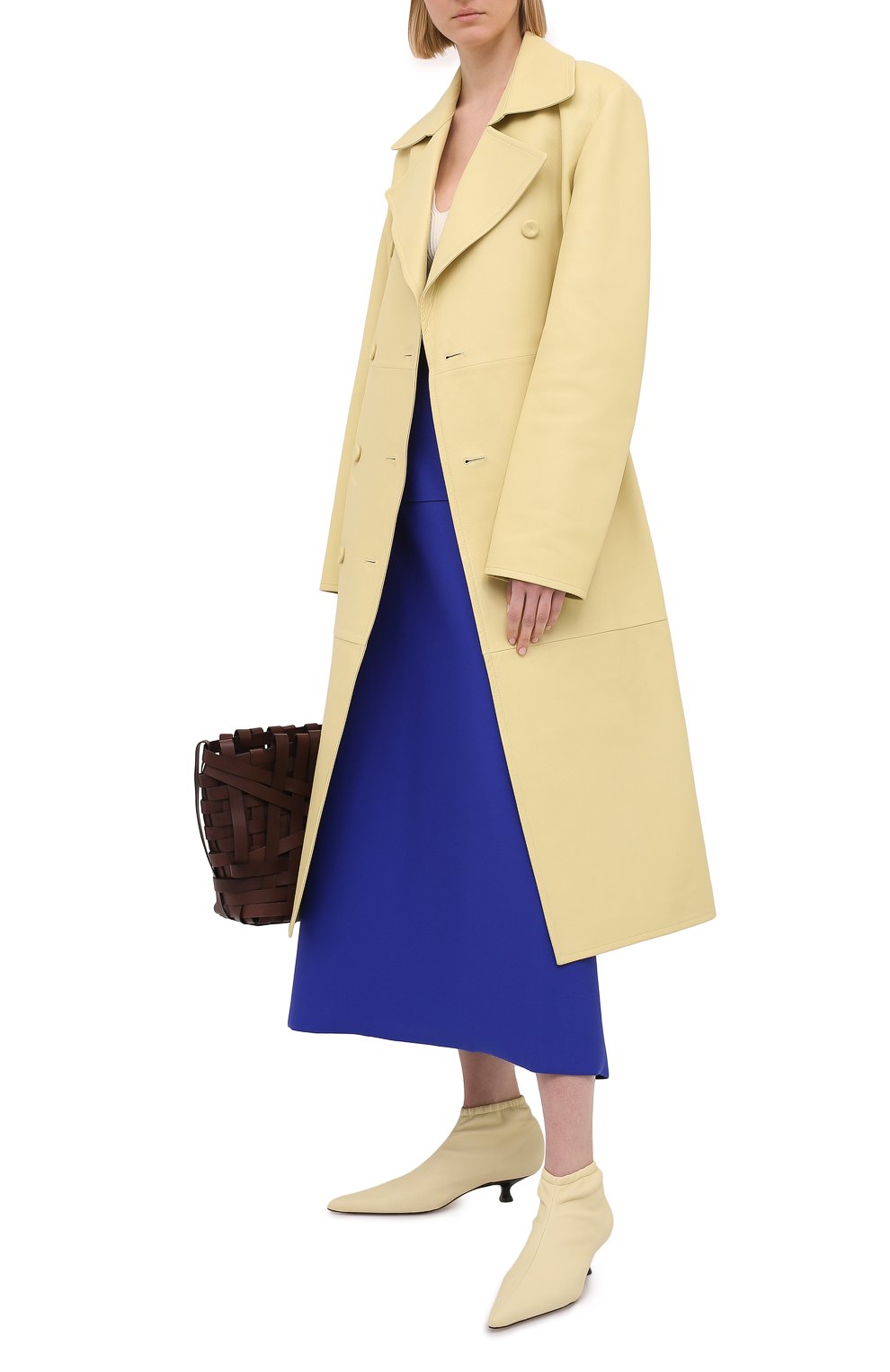 Юбка JIL SANDER синего цвета по цене 121000 руб., арт. JSWS754328-WSY45018, фото 2 Юбка JIL SANDER, арт. JSWS754328-WSY45018, фото 2