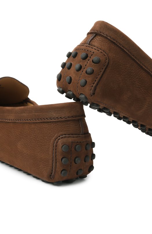 Мокасины Gommino из нубука Tod’s XXM64C00040/6RN Коричневый  XXM64C00040/6RN Фото 7