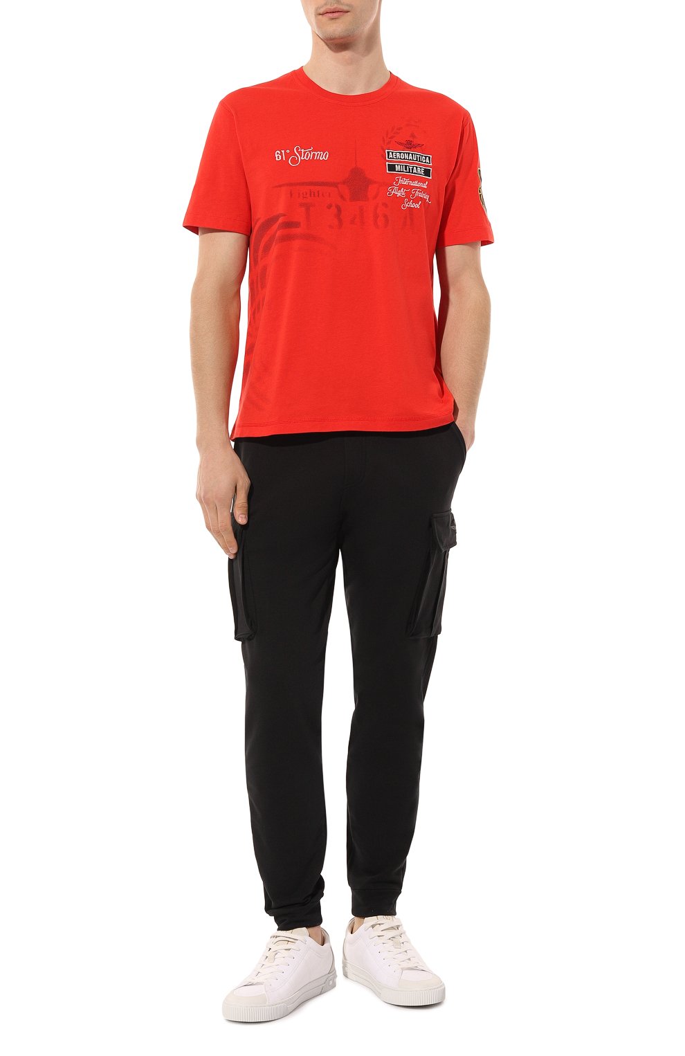 Хлопковые джоггеры AERONAUTICA MILITARE, арт. 231/PF860F459, фото 2