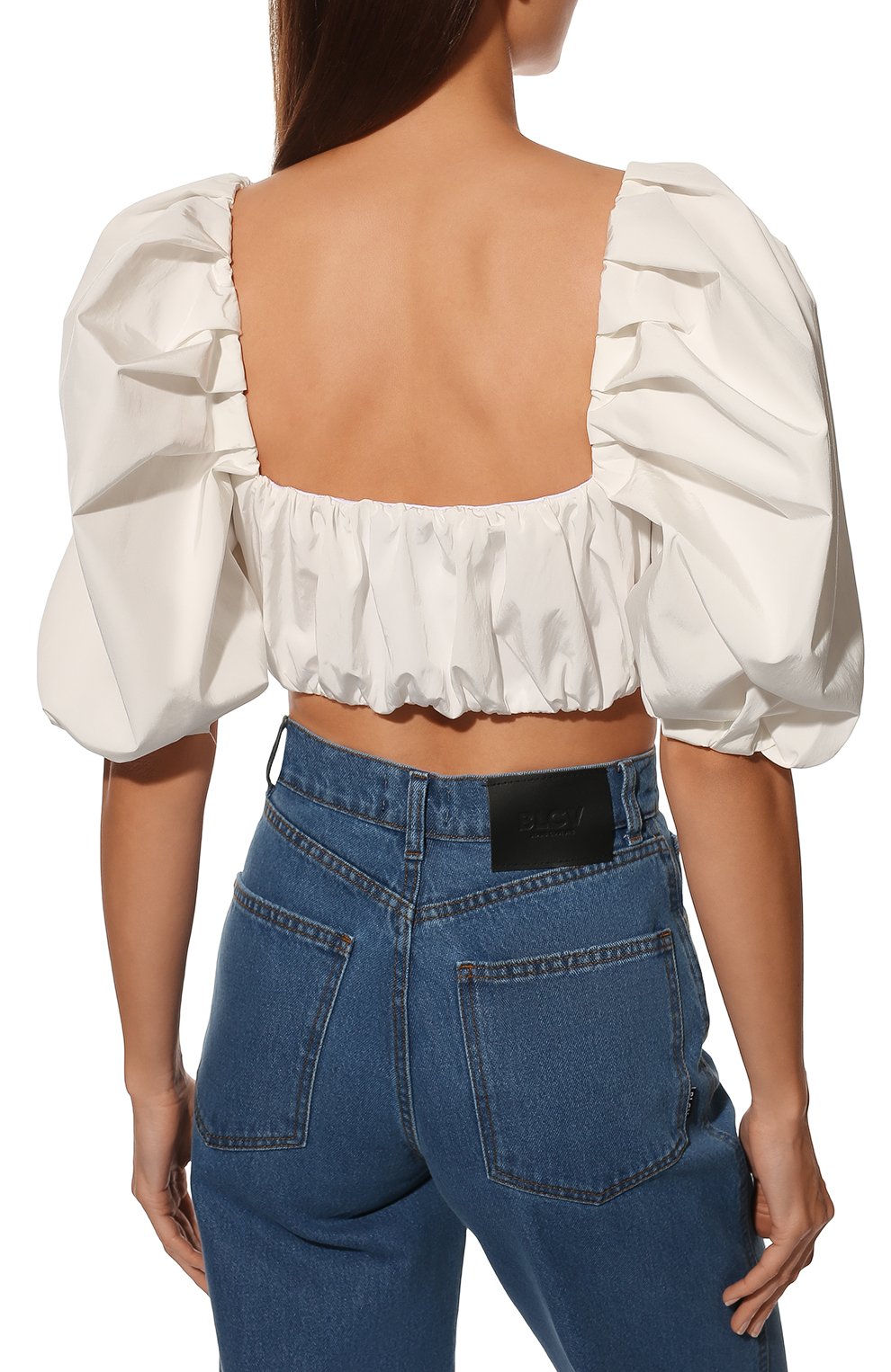 Топ из вискозы и хлопка MSGM, арт. 3242MDT111 227306, фото 4