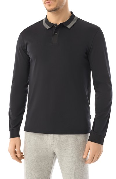 Хлопковое поло BOSS, арт. 50531787, фото 3