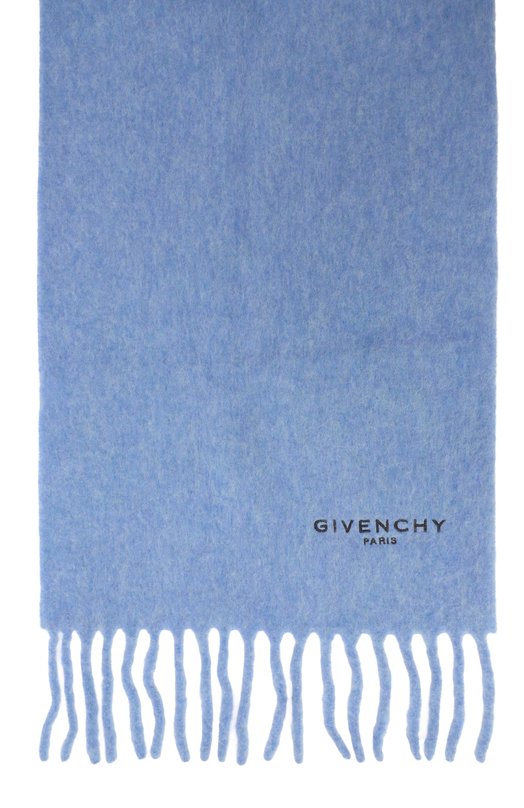 Шерстяной шарф Givenchy 710003187 Голубой  710003187 Фото 4