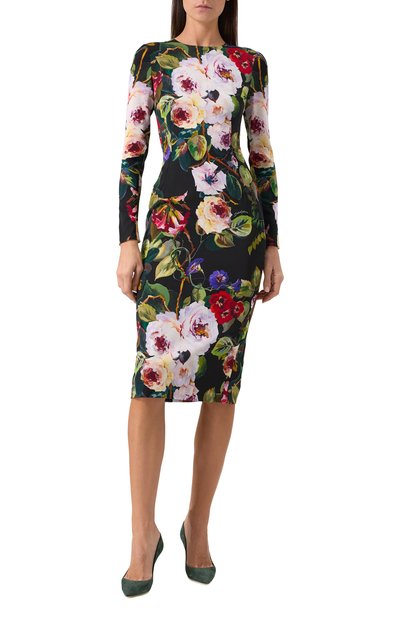 Шелковое платье DOLCE & GABBANA, арт. F6GAVT/FSA56, фото 3