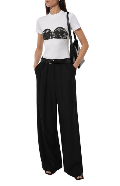 Хлопковая футболка ALEXANDER MCQUEEN, арт. 752355/QZAJY, фото 2