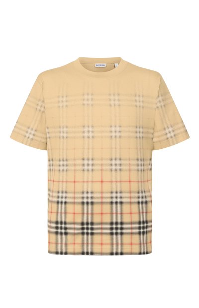 Мужская хлопковая футболка BURBERRY, арт. 8119022