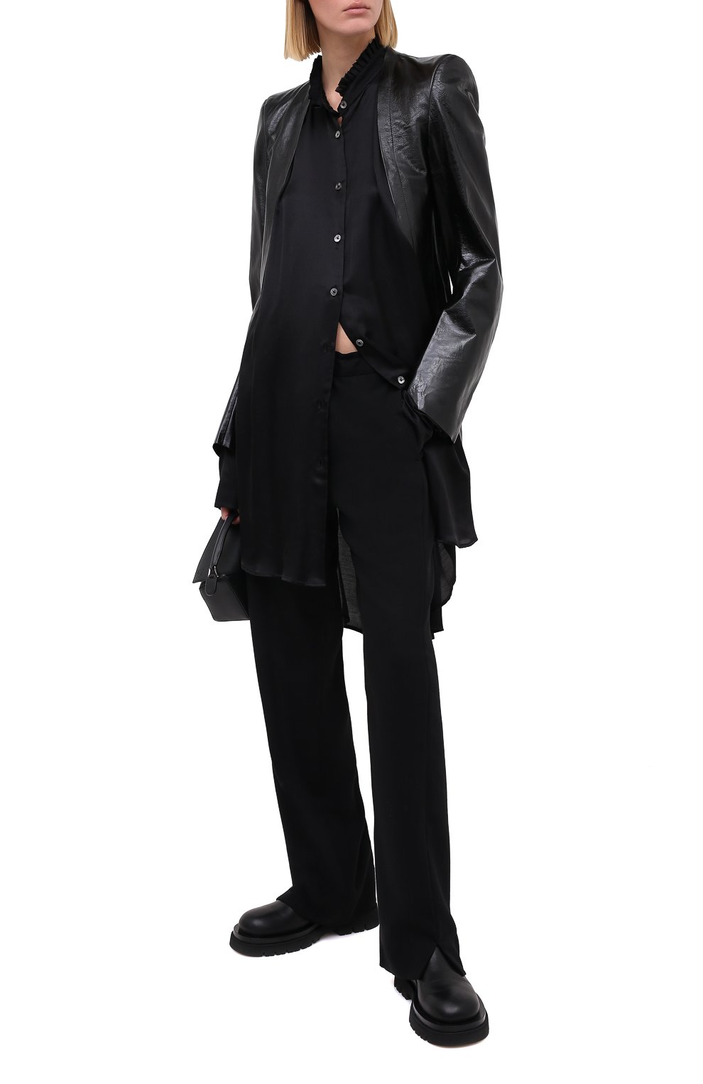 Шерстяные брюки ANN DEMEULEMEESTER, арт. 2002-1414-P-170-099, фото 3