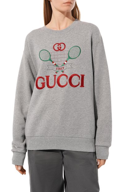 Хлопковый свитшот GUCCI, арт. 469250 XJBIY, фото 3